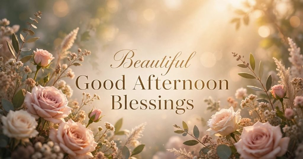 Beautiful Good Afternoon Blessings