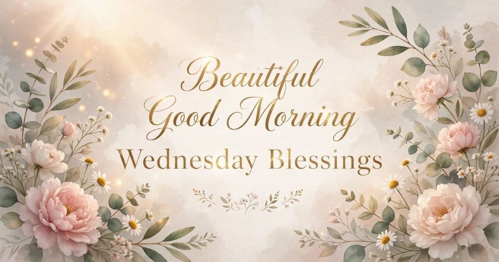 Beautiful Good Morning Wednesday Blessings