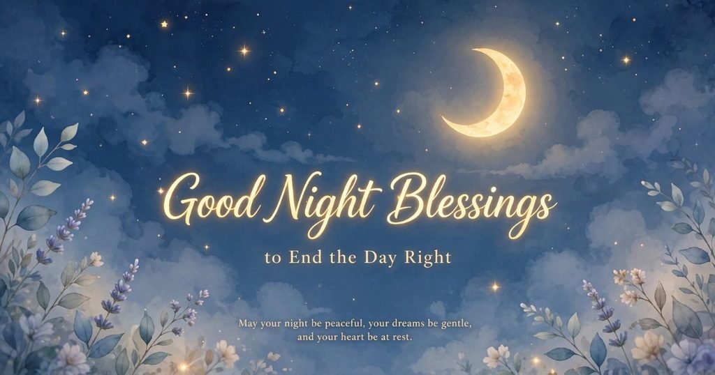 Beautiful Good Night Blessings to End the Day Right