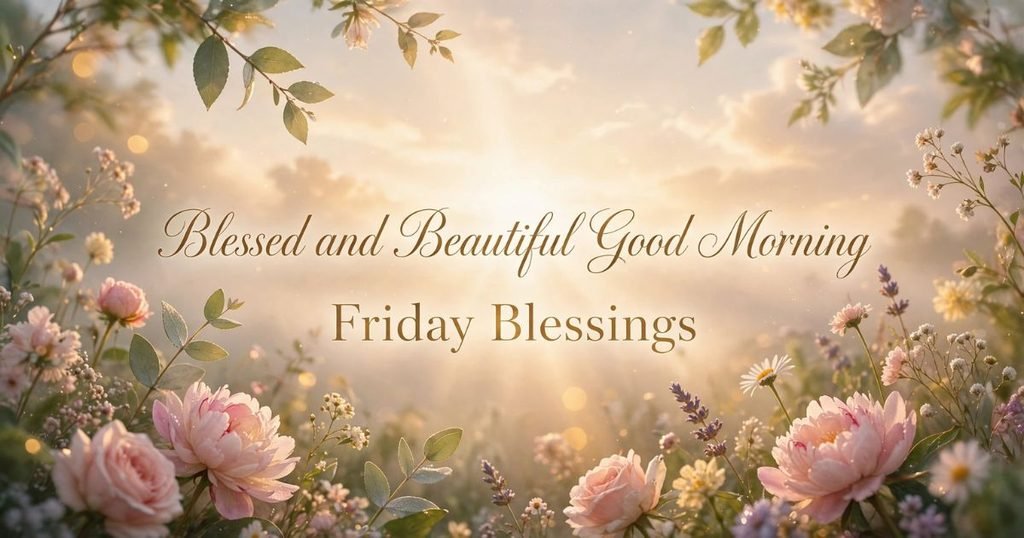 Blessed and Beautiful Good Morning Friday Blessings