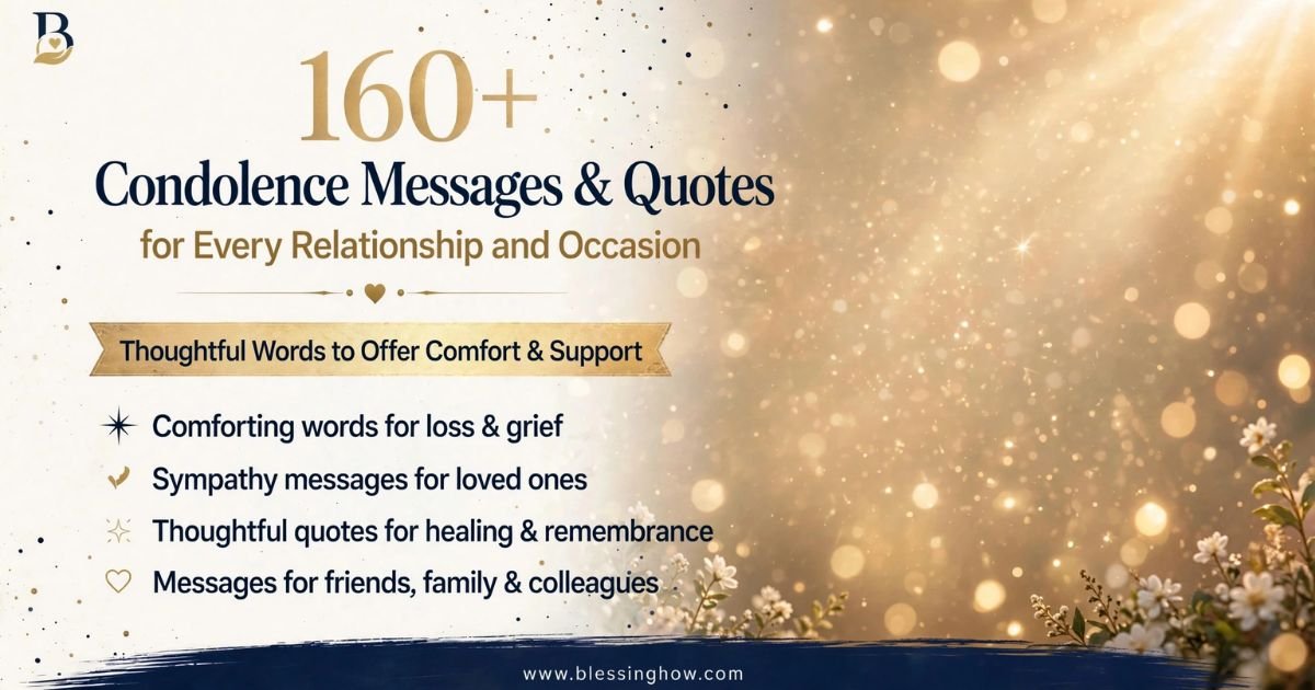 Condolence messages