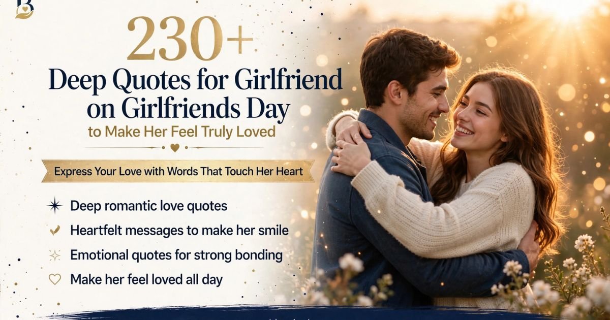 Deep Quotes for Girlfriend on Girlfriends Day