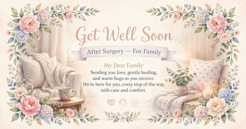 Get Well Soon Messages After Surgery for Family