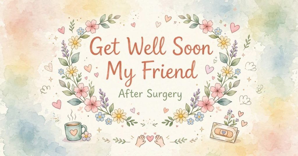 Get Well Soon Messages After Surgery for a Friend