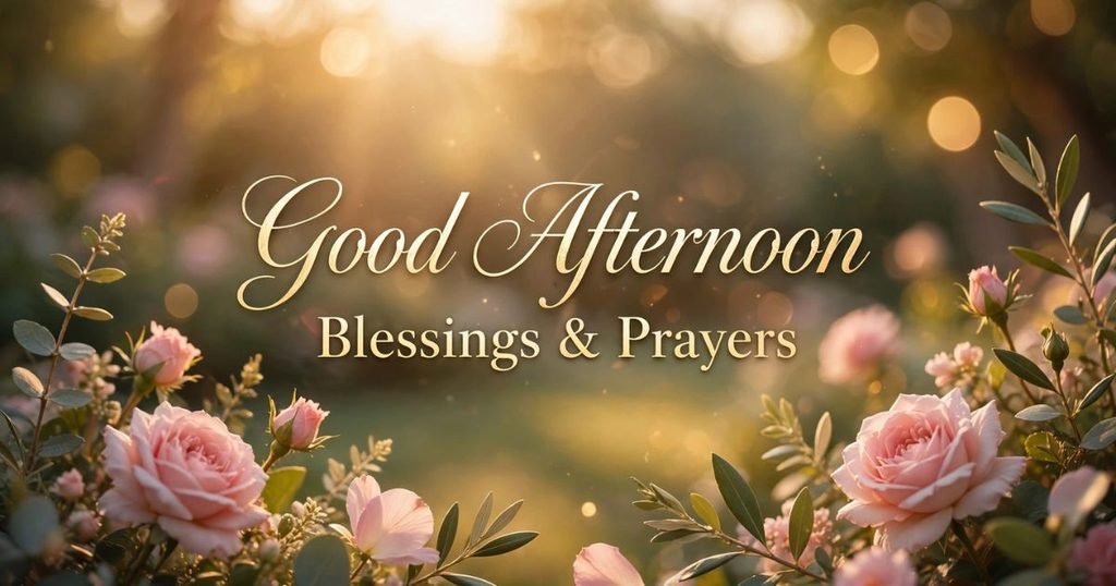 Good Afternoon Blessings & Prayers