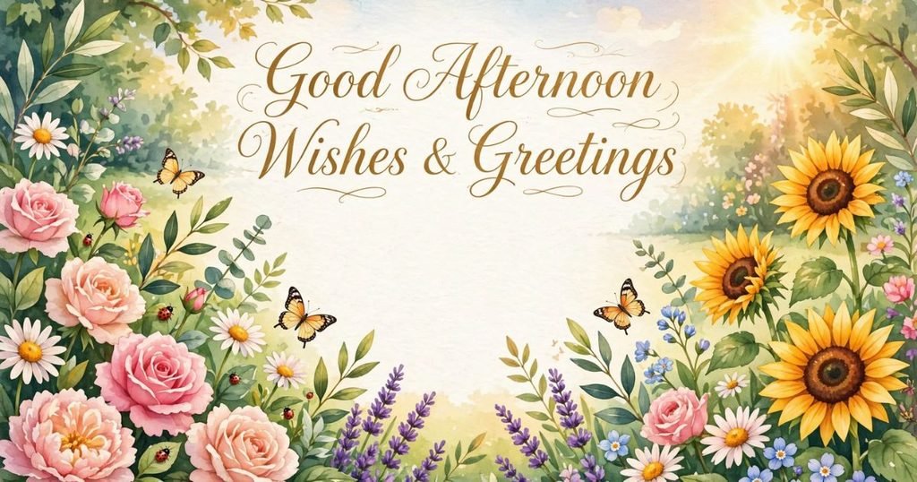 Good Afternoon Wishes & Greetings