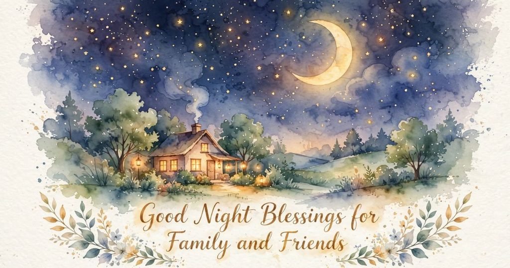 Good Night Blessings for Family and Friends