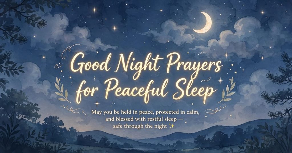 Good Night Prayers for Peaceful Sleep