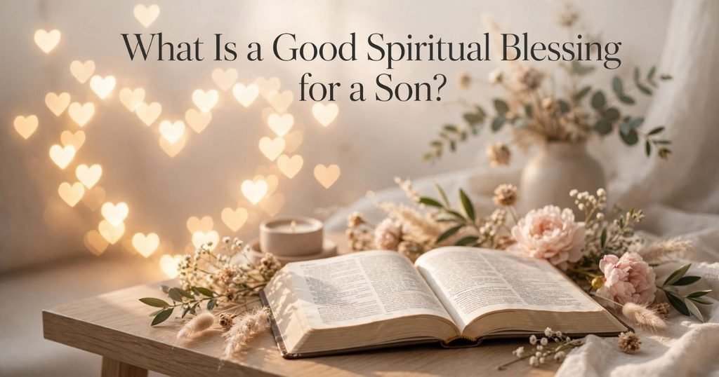Good Spiritual Blessing for a Son