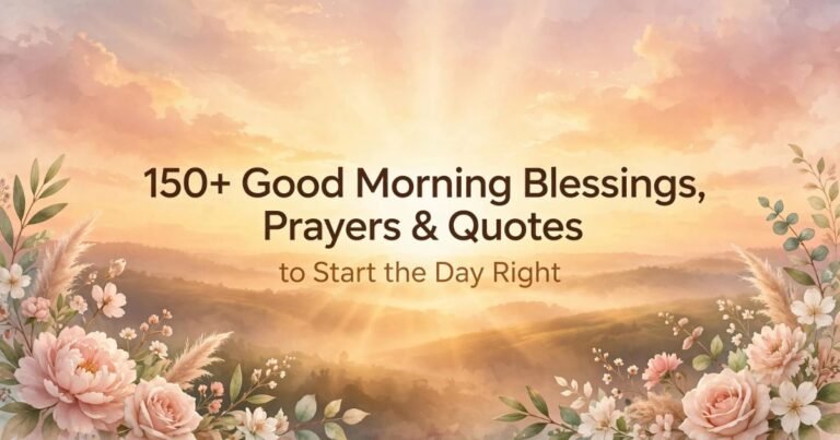 Good morning blessings
