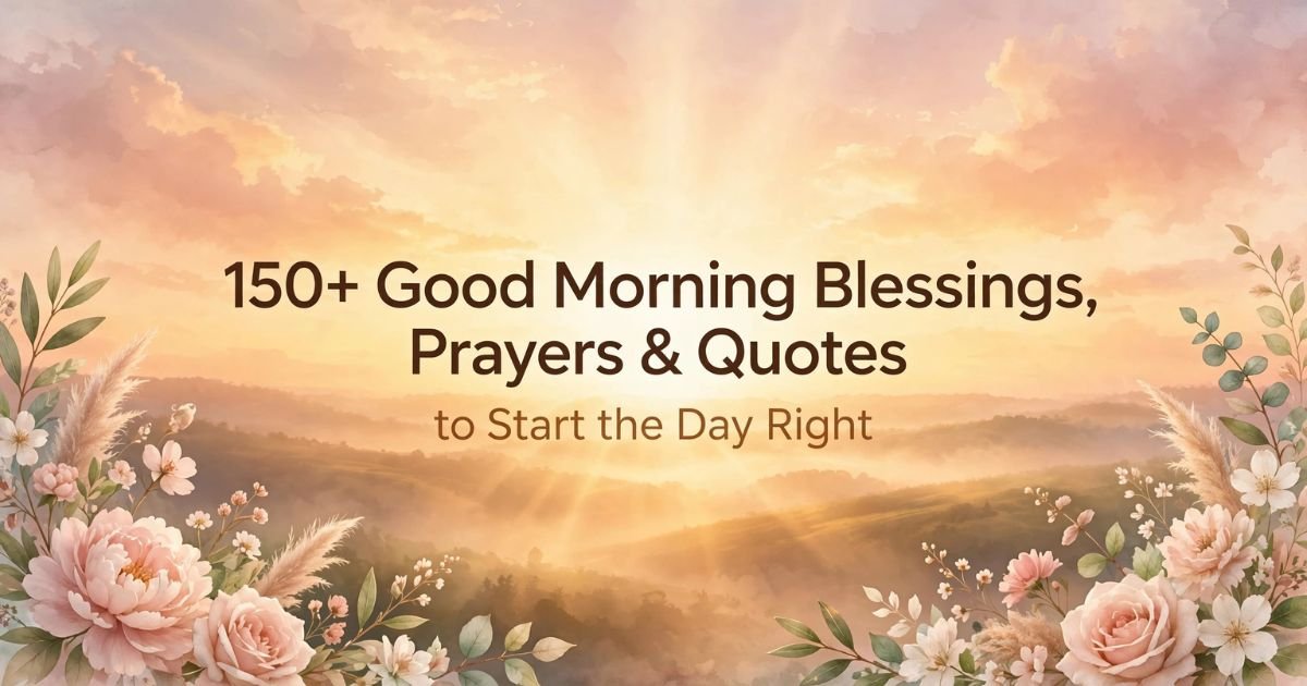 Good morning blessings