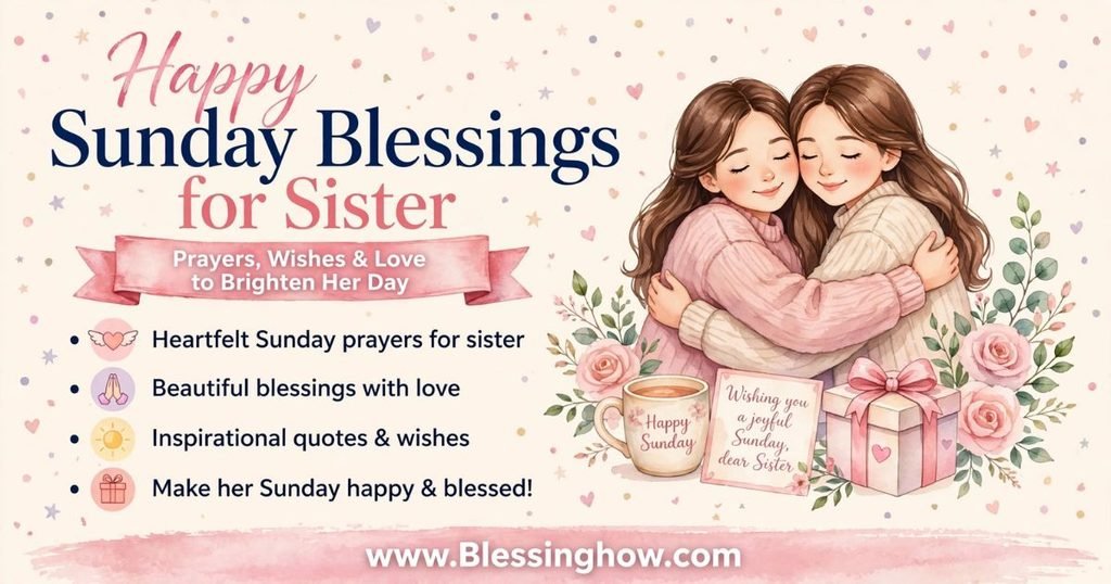 Happy Sunday Blessings for Sister