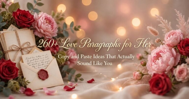 Love paragraphs for her