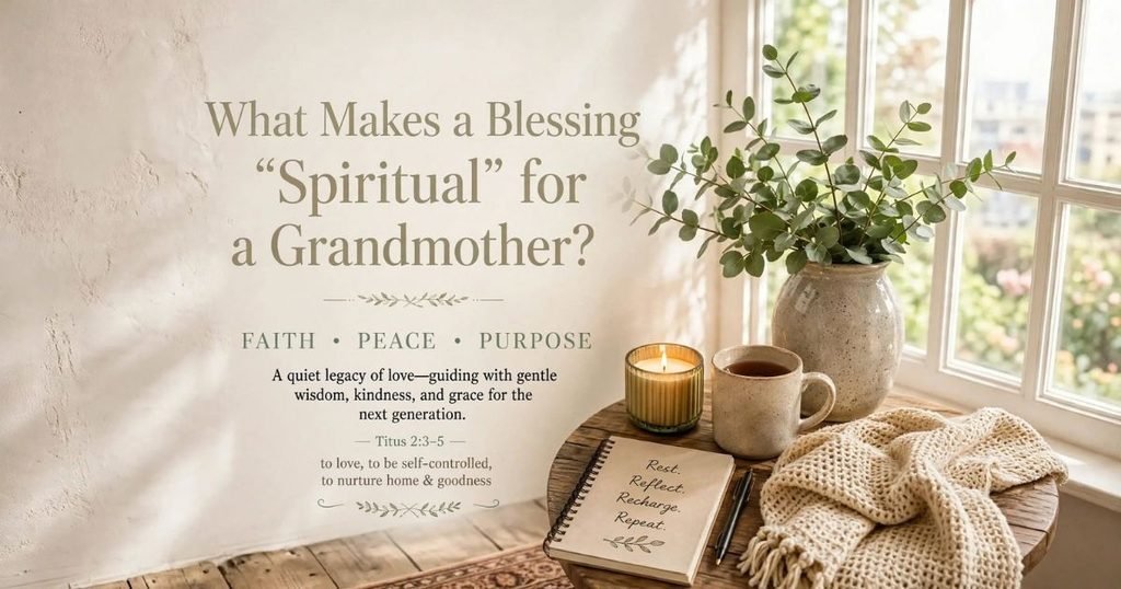 Makes a Blessing "Spiritual" for a Grandmother