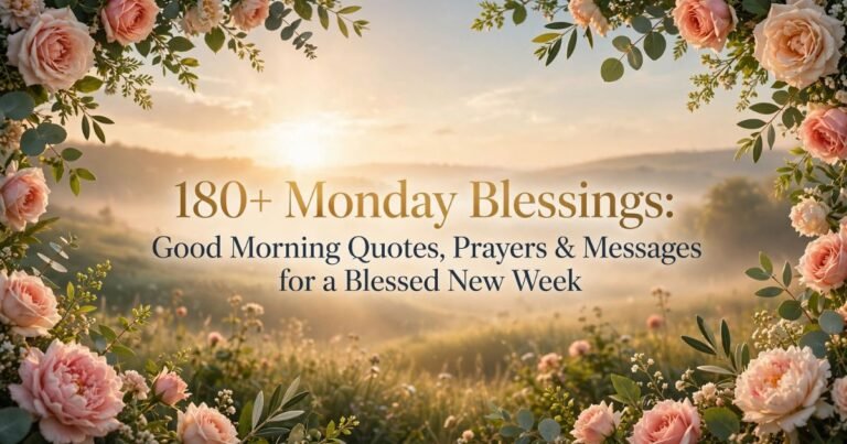 Monday blessings