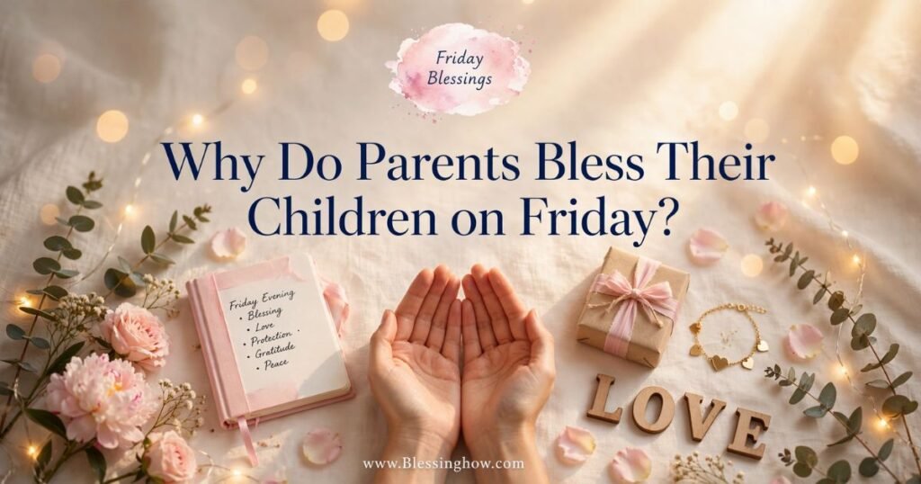 Parents Bless Their Children on Friday