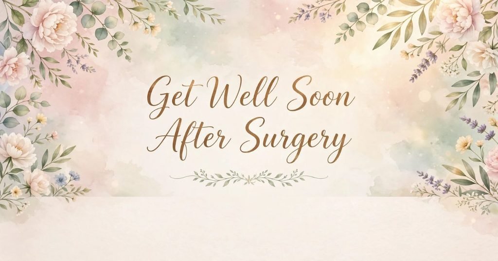 Powerful Get Well Soon Messages After Surgery