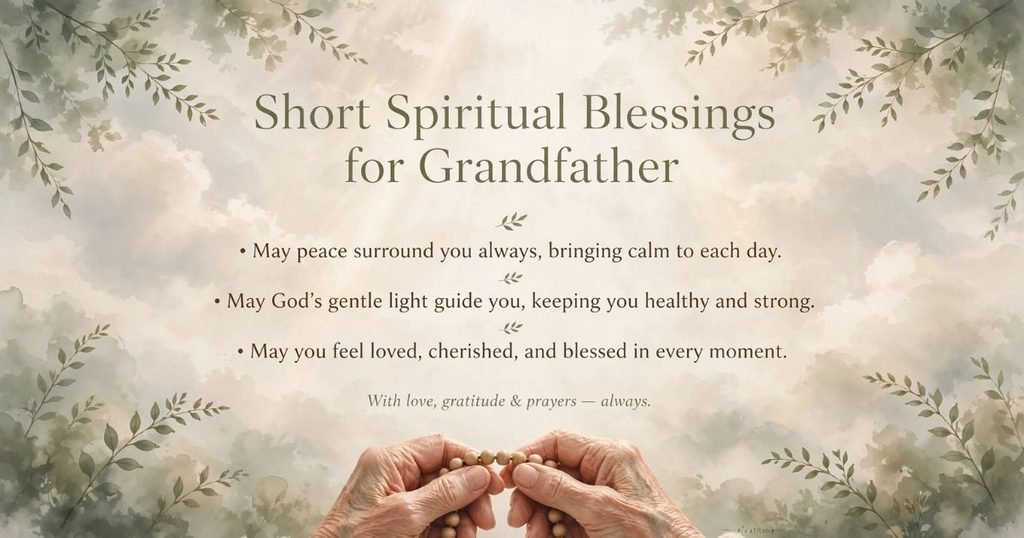 Short Spiritual Blessings for Grandfather