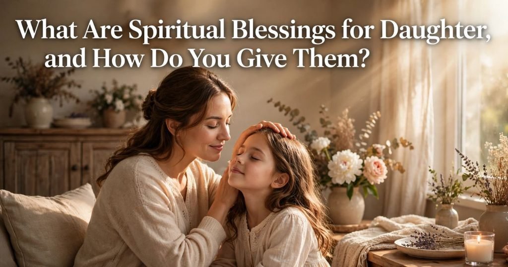 Spiritual Blessings for Daughter and How Do You Give Them