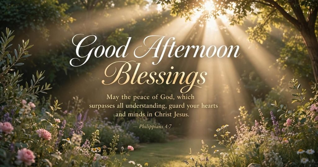 Spiritual Good Afternoon Blessings