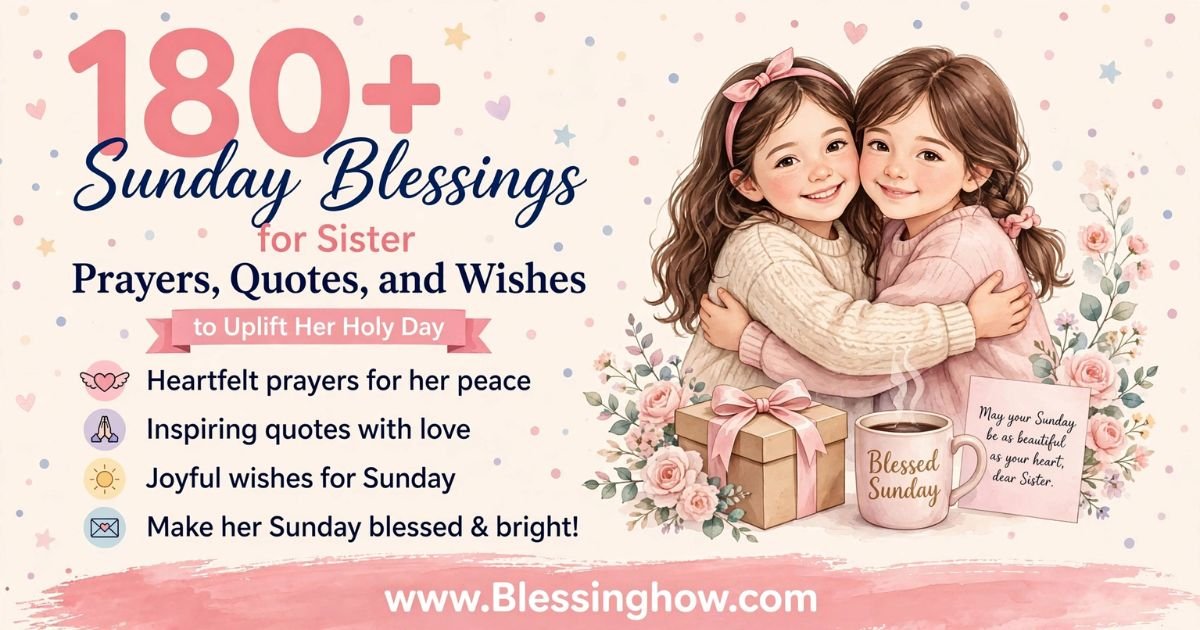 Sunday Blessings for Sister