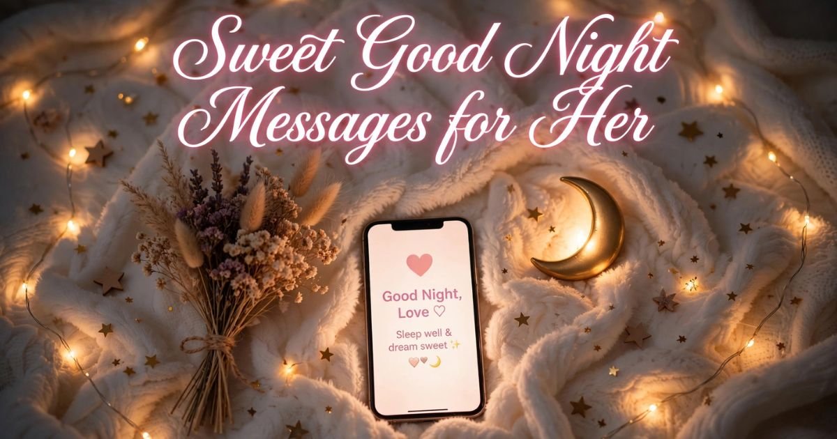 Sweet Good Night Messages for Her