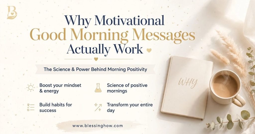 Why Motivational Good Morning Messages Actually Work