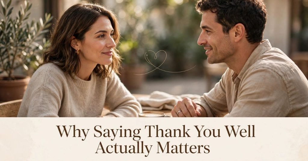 Why Saying Thank You Well Actually Matters