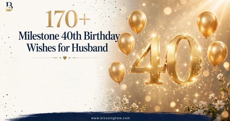 milestone 40th birthday wishes for a husband