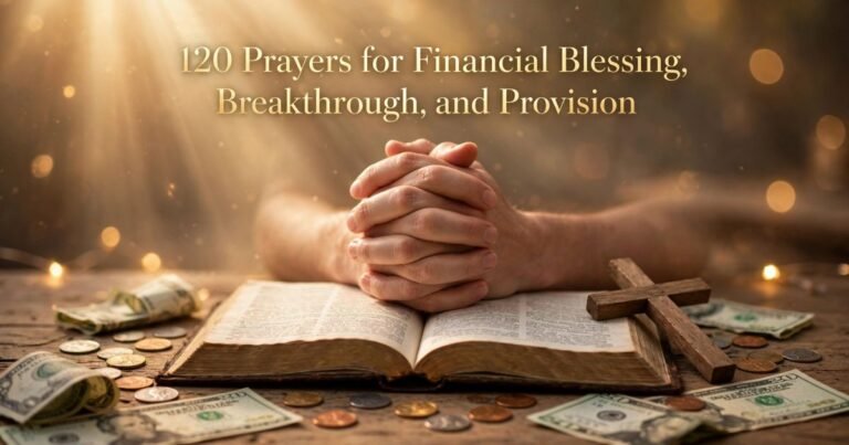 prayers for financial blessing