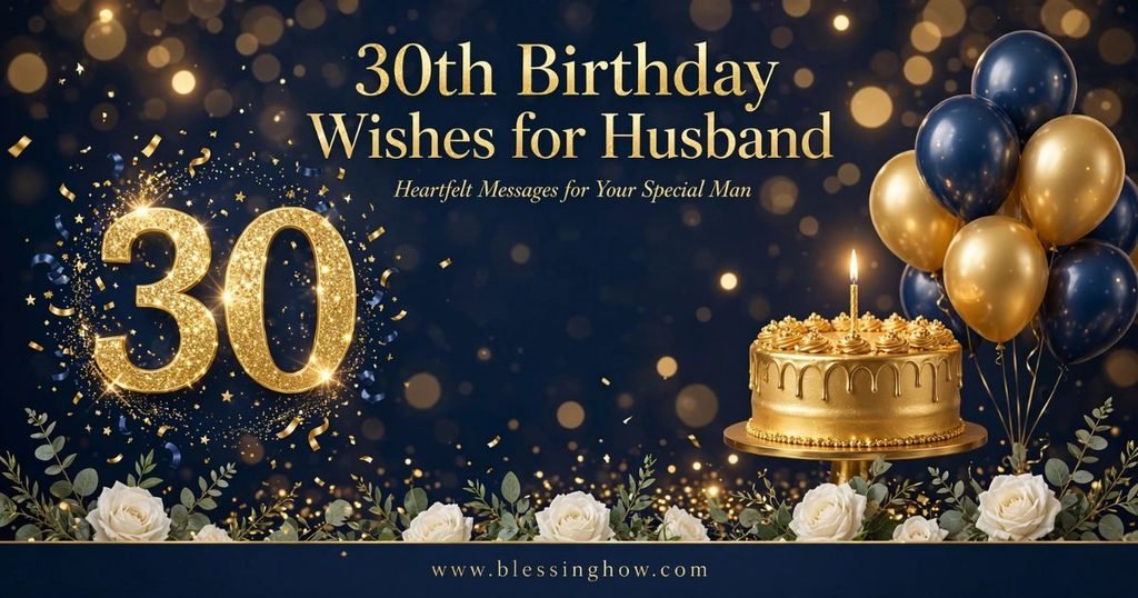 30th Birthday Wishes for Husband