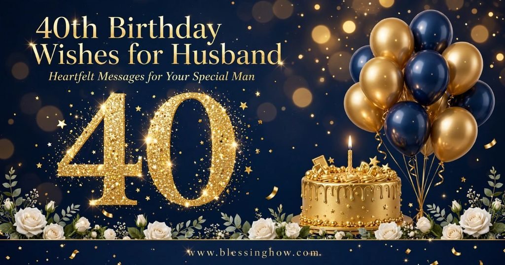 40th Birthday Wishes for Husband