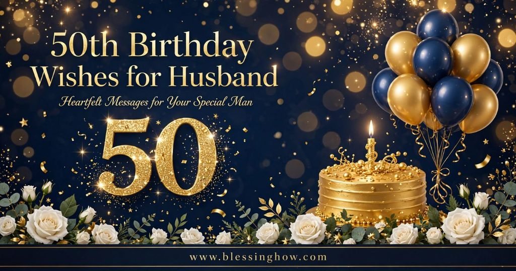 50th Birthday Wishes for Husband