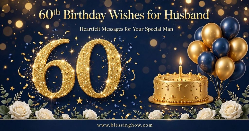 60th Birthday Wishes for Husband
