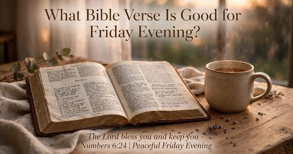  Bible Verse Is Good for Friday Evening