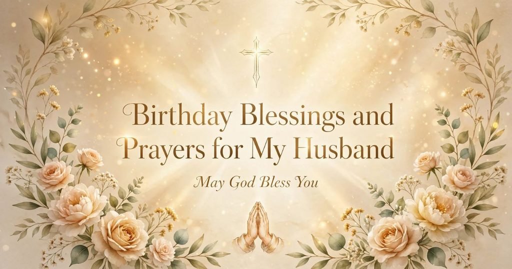 Birthday Blessings and Prayers for Your Husband
