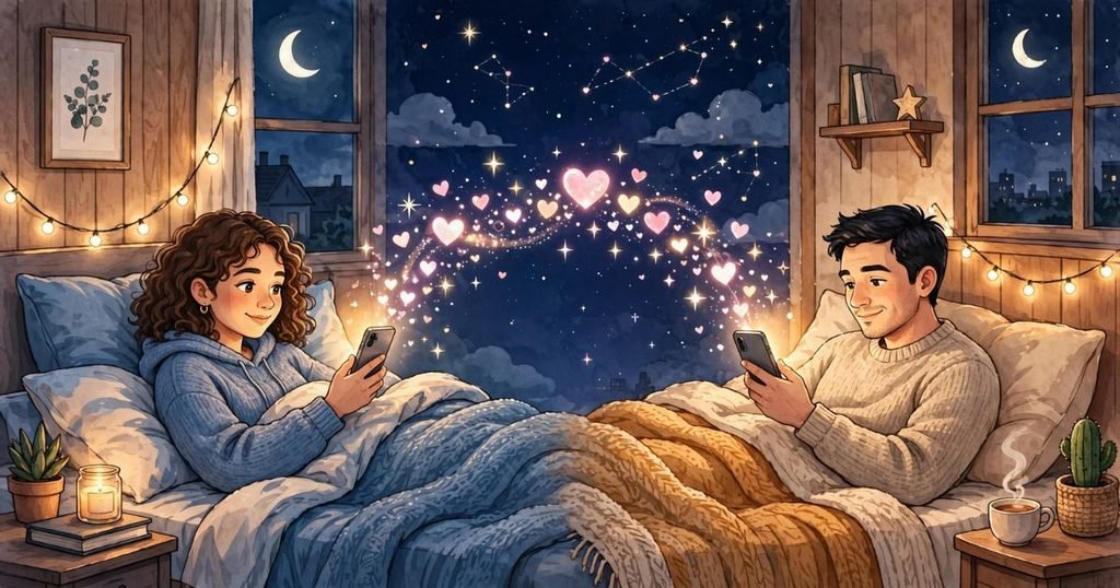 Do Good Night Messages Help a Long-Distance Relationship?