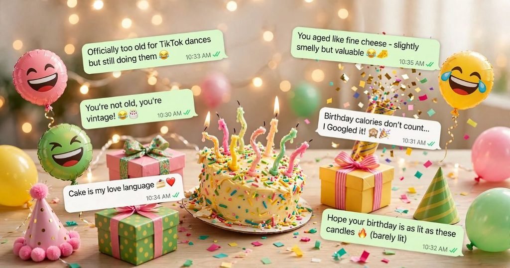Funny Birthday Messages for WhatsApp Chats