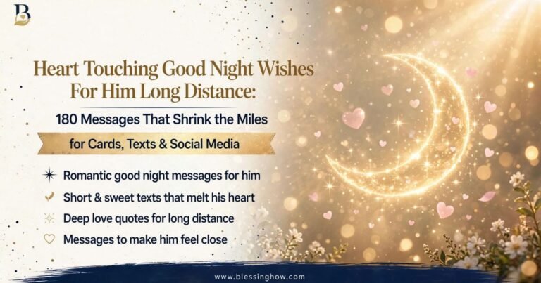 Heart touching good night wishes for him