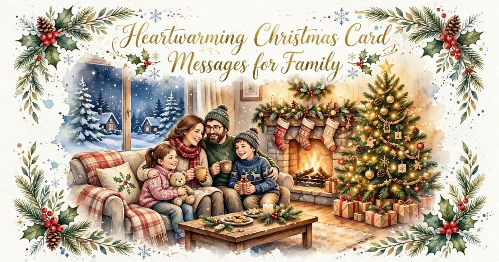 Heartwarming Christmas Card Messages for Family