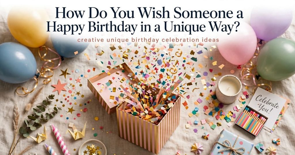 How Do You Wish Someone a Happy Birthday in a Unique Way?