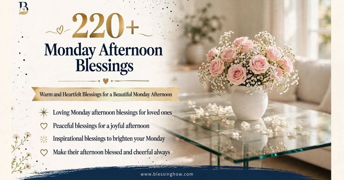 Monday Afternoon Blessings