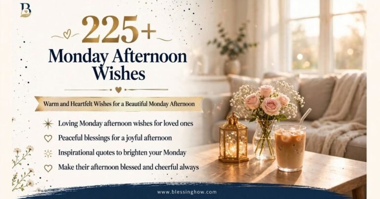 Monday Afternoon Wishes