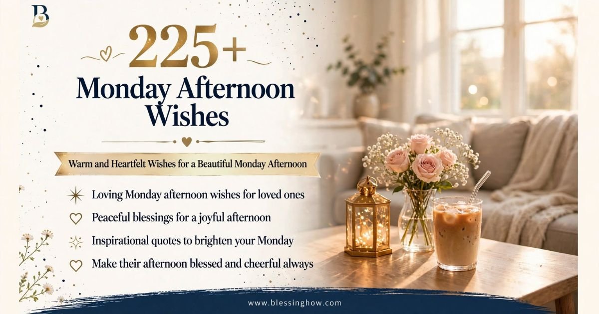 Monday Afternoon Wishes