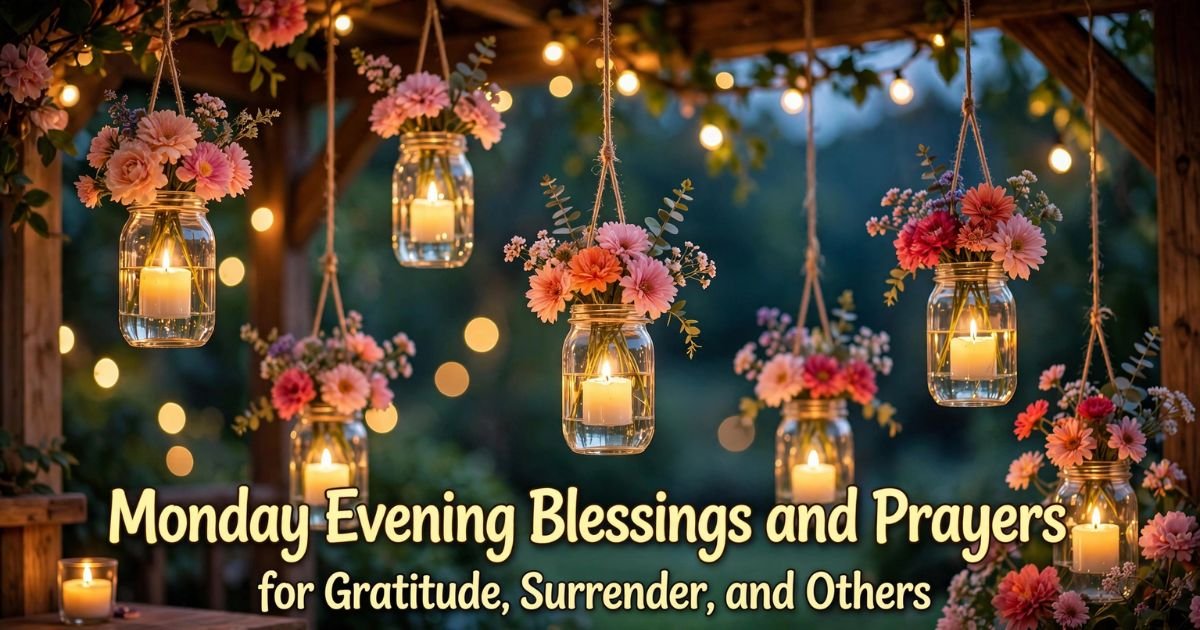 Monday Evening Blessings and Prayers for Gratitude, Surrender, and Others