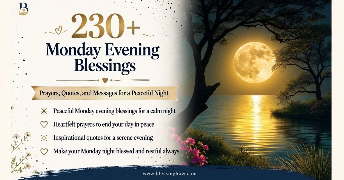 Monday Evening Blessings