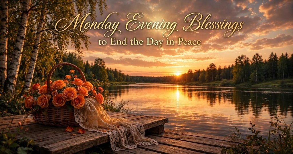 Monday Evening Blessings to End the Day in Peace