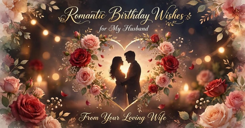 Romantic Birthday Wishes for Husband From Wife