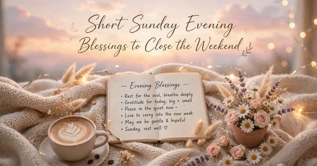 Short Sunday Evening Blessings to Close the Weekend