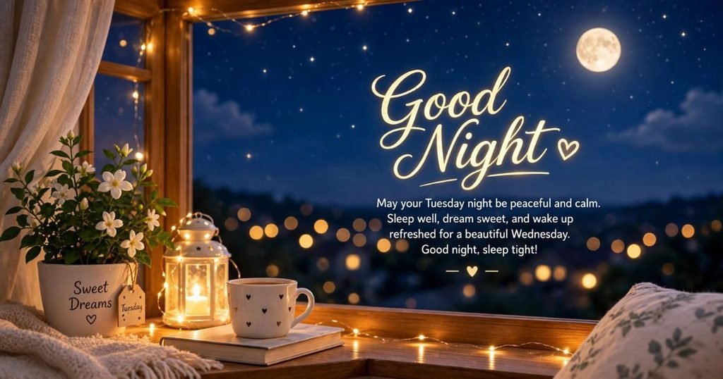 Short Tuesday Night Wishes to Send Before Bed